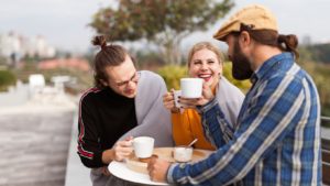 Movies, shows, or jokes that get you chuckling go further than the initial gut-buster. That kind of joyful reaction is proven to be a positive for those battling various stresses. There’s no better way to decompress than laughing, or even smiling, for that matter. A study showed that positive facial expressions influenced the body’s response to stress. Laughter has proven to shrink stress responses and stimulates your heart, lungs and body muscles.